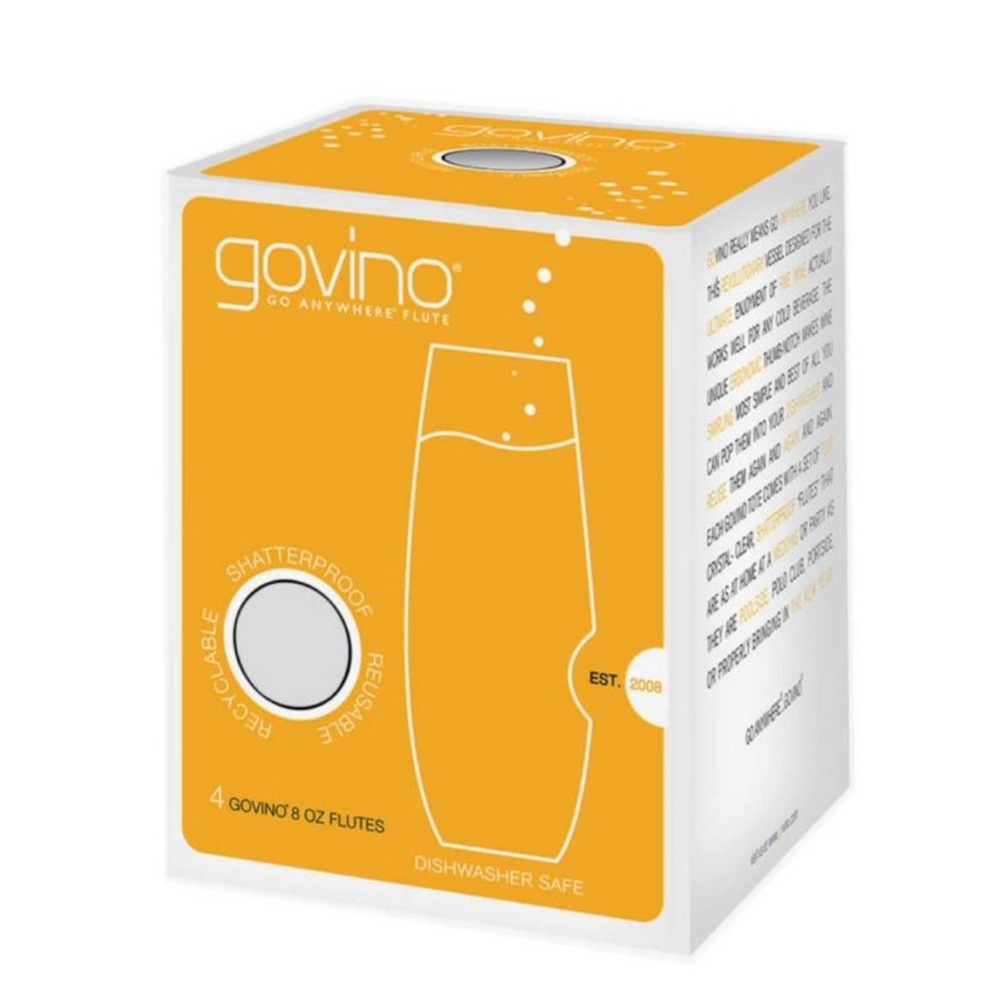 Govino Stemless Champagne Flutes